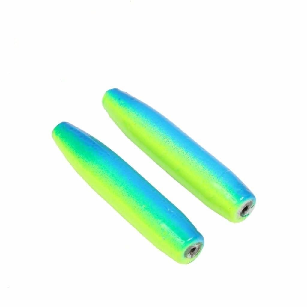 Snoek Barrels - Blue/ Charteuse Belly - Hard Baits Jigs Lures (Saltwater)