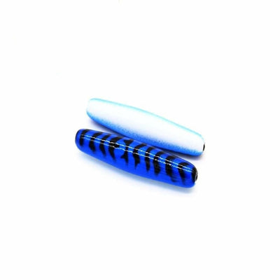 Snoek Barrels Dayglo 6oz - Blue with White belly/Black mackerel stripes - Hard Baits Jigs Lures (Saltwater)