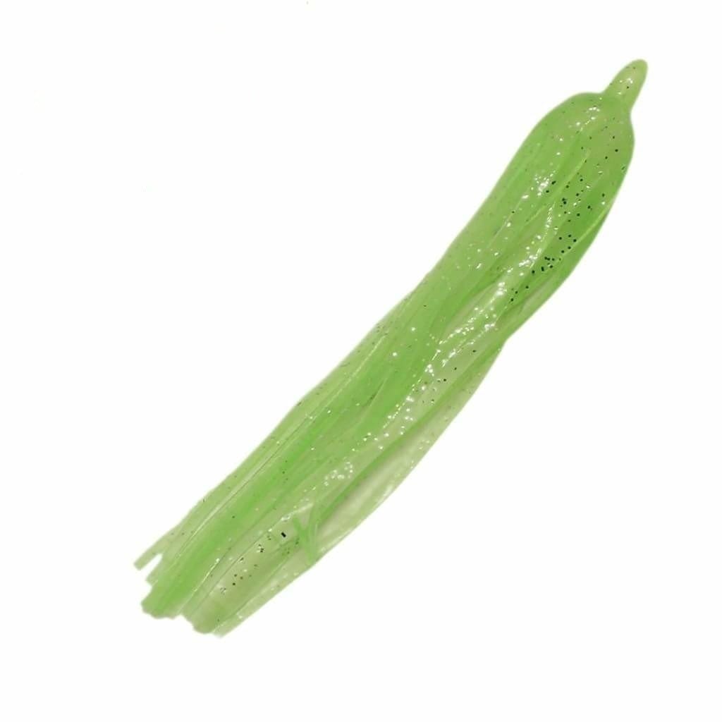 Snoek Skirt 4 - Green (5/pkt) - Soft Baits Lures (Saltwater)