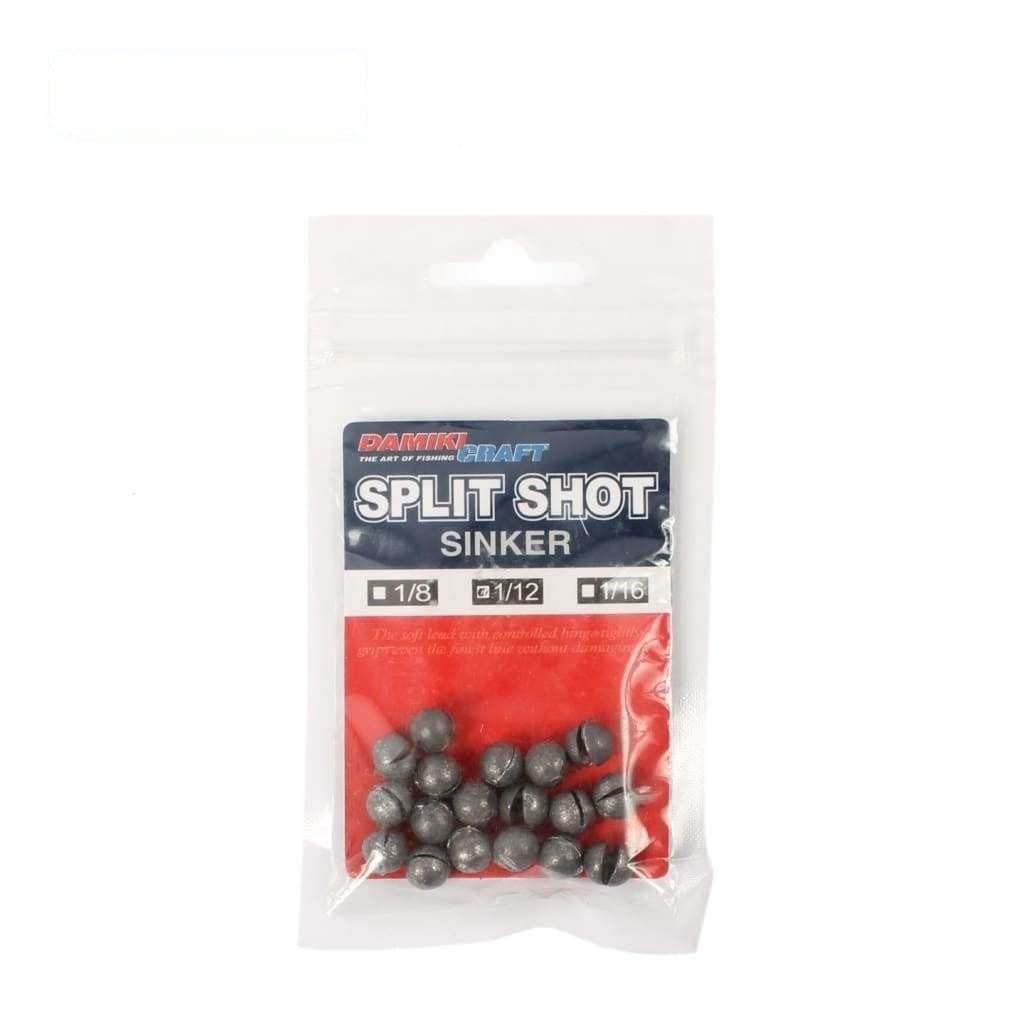 Split Shot Sinkers - 1/12oz - Sinkers Terminal Tackle (Freshwater)