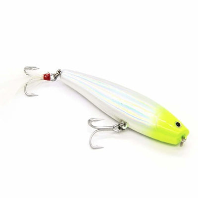 Strike Pro Taisticks 90 - Silver with Greed Head - Hard Baits Lures (Saltwater)