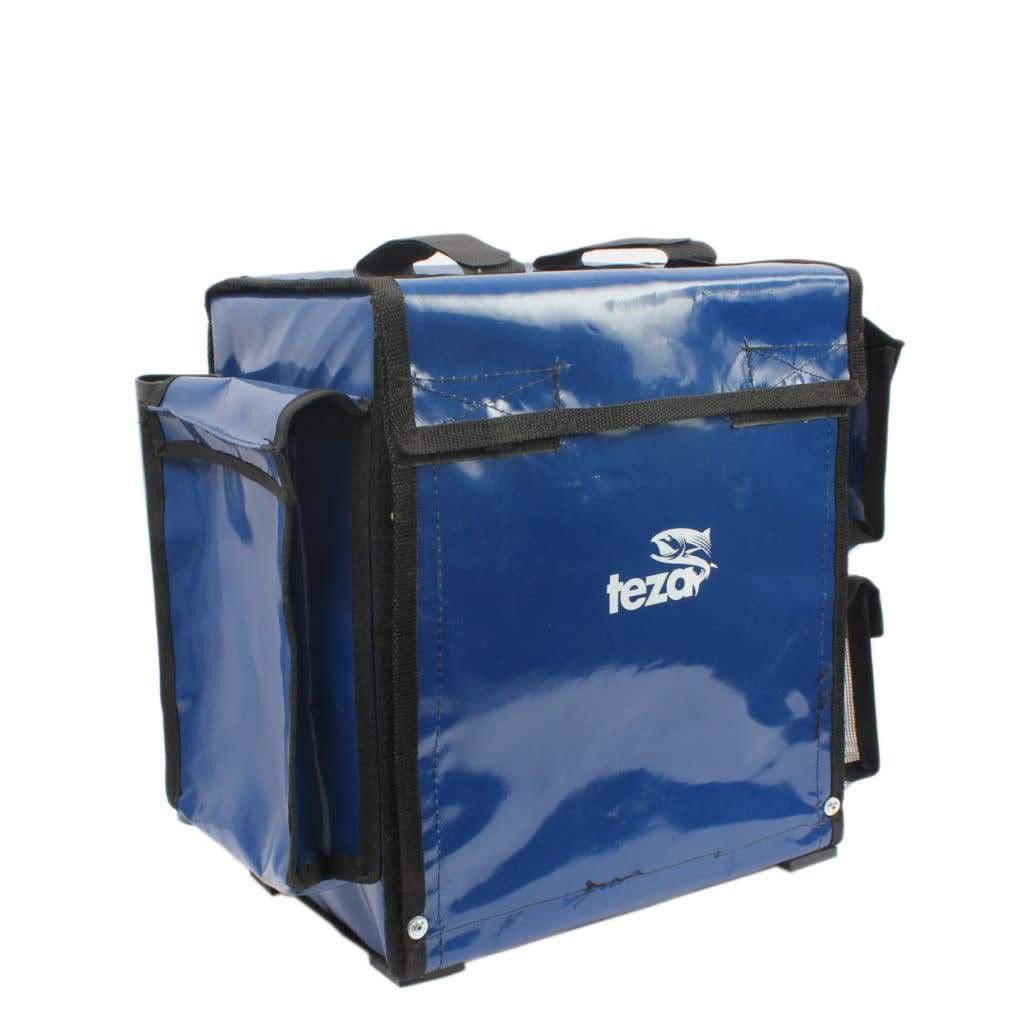 Fishing Spoon Lure Bag Storage Case Pouch Metal Blue