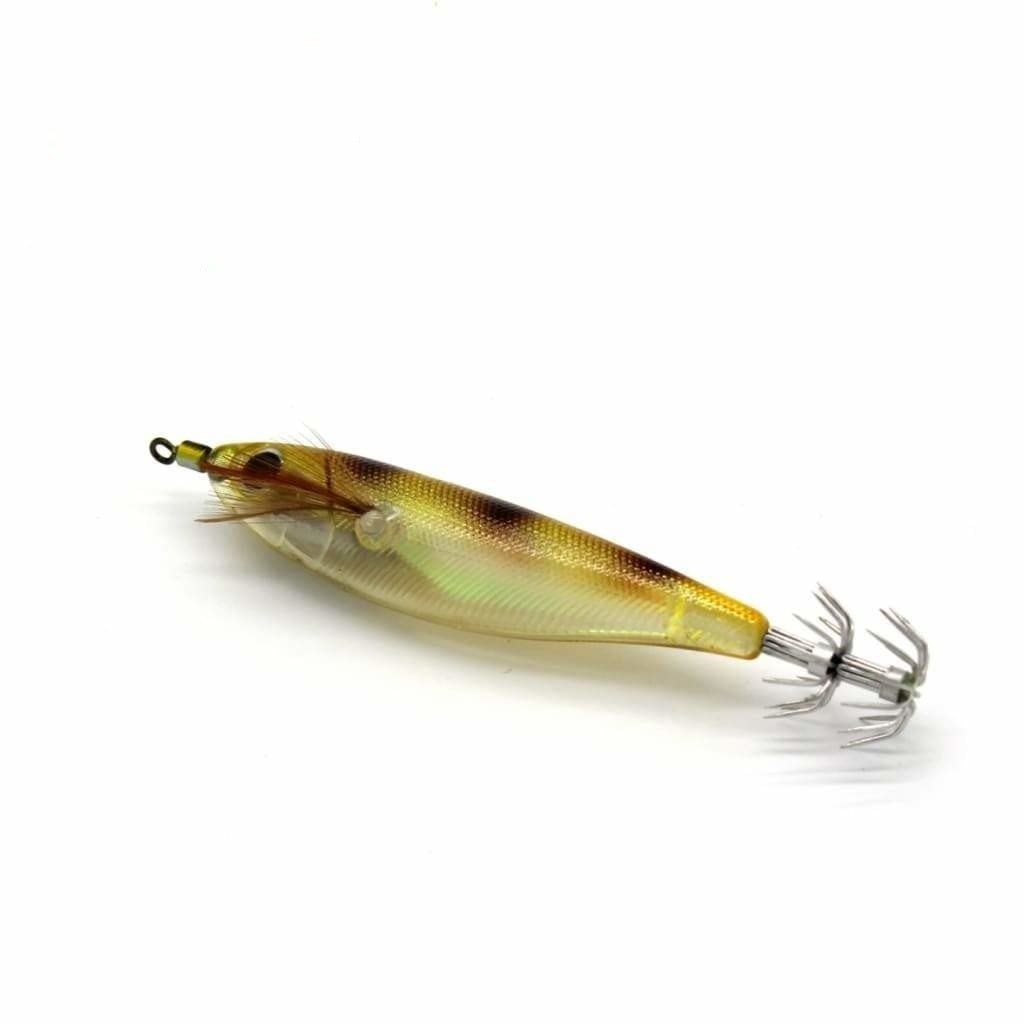 Toto Shaped Chokka Jig - Yellow Stripe - Jig Lures (Saltwater)