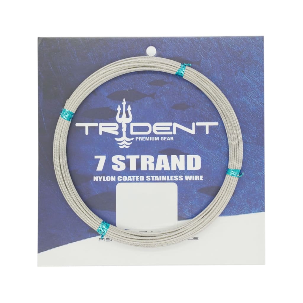 TRIDENT Nylon Coated Stainless Steel Wire - Wire Leader Line & Leader (Saltwater)