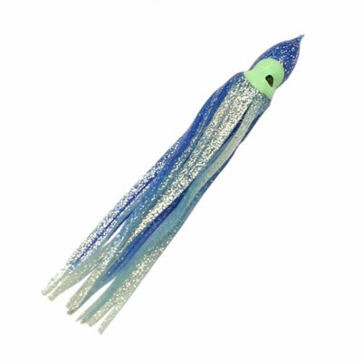Yellowtail Skirt 140mm - Blue/Clear/Silver - Soft Baits Lures (Saltwater)