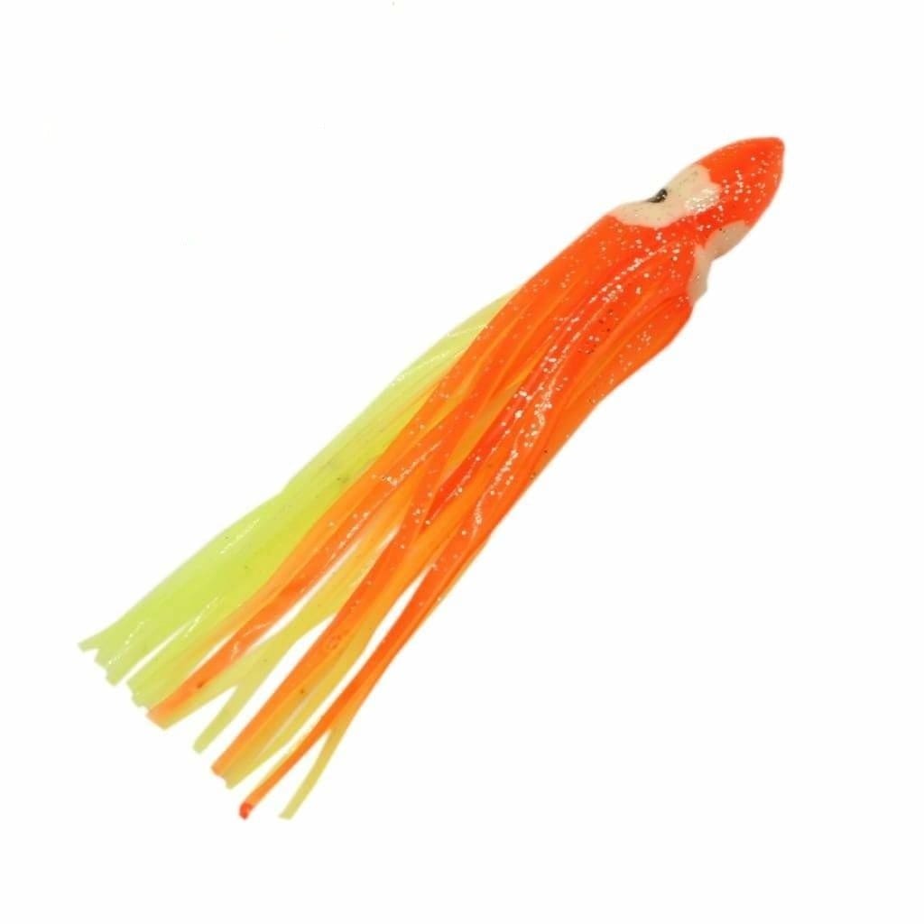 Yellowtail Skirt 140mm - Chart/Orange/Silver - Soft Baits Lures (Saltwater)