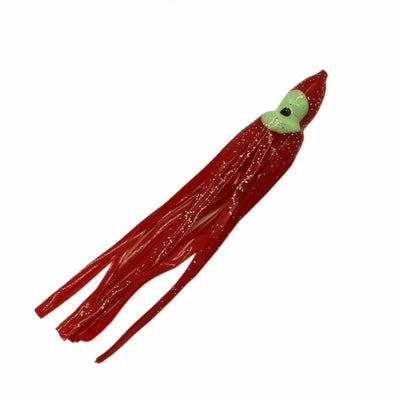 Yellowtail Skirt 140mm - Red/Silver - Soft Baits Lures (Saltwater)