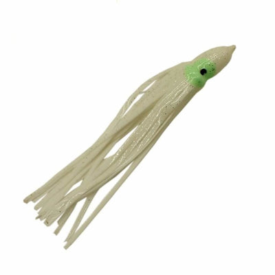Yellowtail Skirt 140mm - White/Silver - Soft Baits Lures (Saltwater)