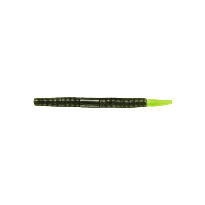 YUM Dinger Baits 3 - Green Pumpkin Chartreuse - Soft Bait Lures (Freshwater)